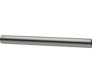 Tubo alargo horizontal sifón 1 1/4" Acero Cepillado